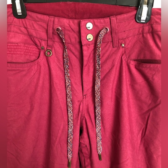 Roxy ski pants snowboard pink cranberry dryflight 15k pockets woodrun - Picture 5 of 16